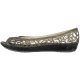 Baleriny Crocs Isabella Jelly Flat W Black 203285-001 - małe zdjęcie