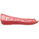 Baleriny Crocs Isabella Jelly Flat W Coral 203285-689 - małe zdjęcie