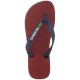 Japonki Havaianas Brasil Logo Red 4110850-1140 - małe zdjęcie