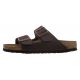 Klapki Birkenstock Arizona Dark Brown 051703 - małe zdjęcie
