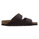 Klapki Birkenstock Arizona Dark Brown 051703 - małe zdjęcie