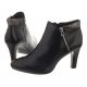 Botki Caprice Czarne 9-25341-27 019 Black Comb - małe zdjęcie