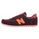 Buty Sportowe New Balance Bordowe KL410Z6Y - małe zdjęcie