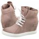 Sneakersy Carinii Różowe B3519 - małe zdjęcie